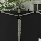 Outsunny Gazebo Side Panels for 3x3(m) or 3x4m Pop Up Gazebo, 2 Pack, Black