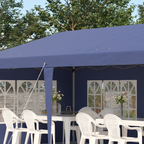 3 x 6m Heavy Duty Gazebo Marquee Party Tent with Storage Bag Blue
