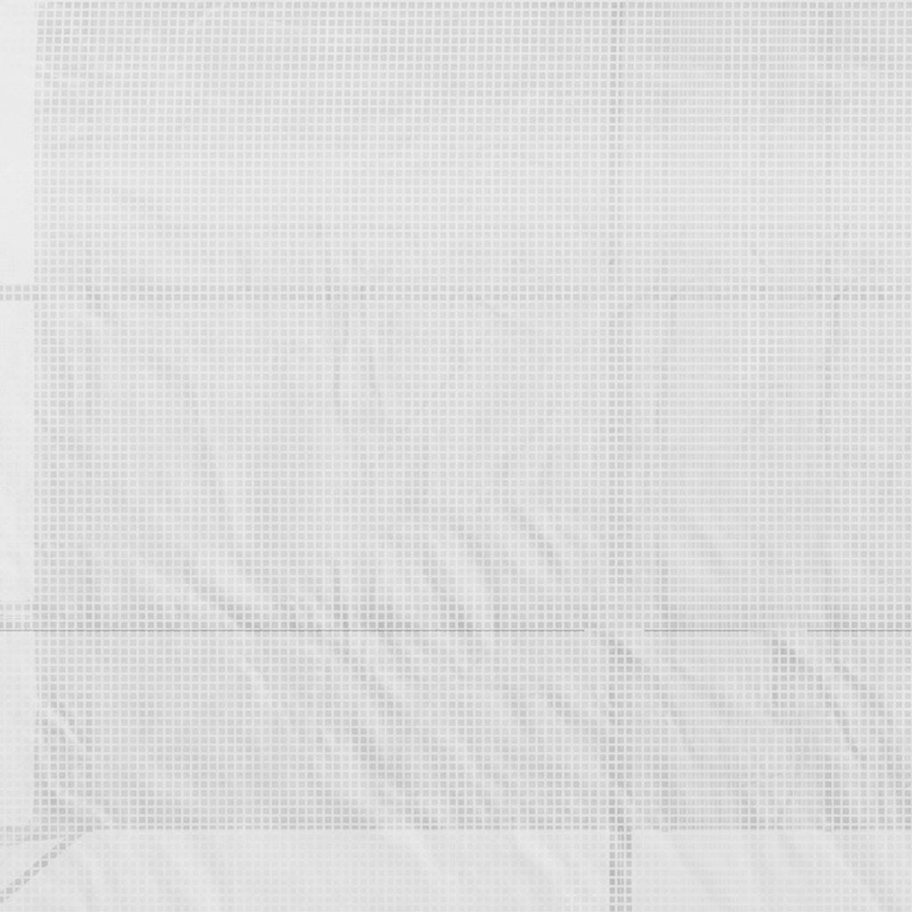 300 x 150 x 213 Plant Greenhouse Garden Nursery w/ Cover Window, White