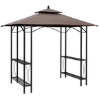 2.5x1.5m BBQ Tent Canopy Patio Outdoor Awning Gazebo Party Sun Shelter