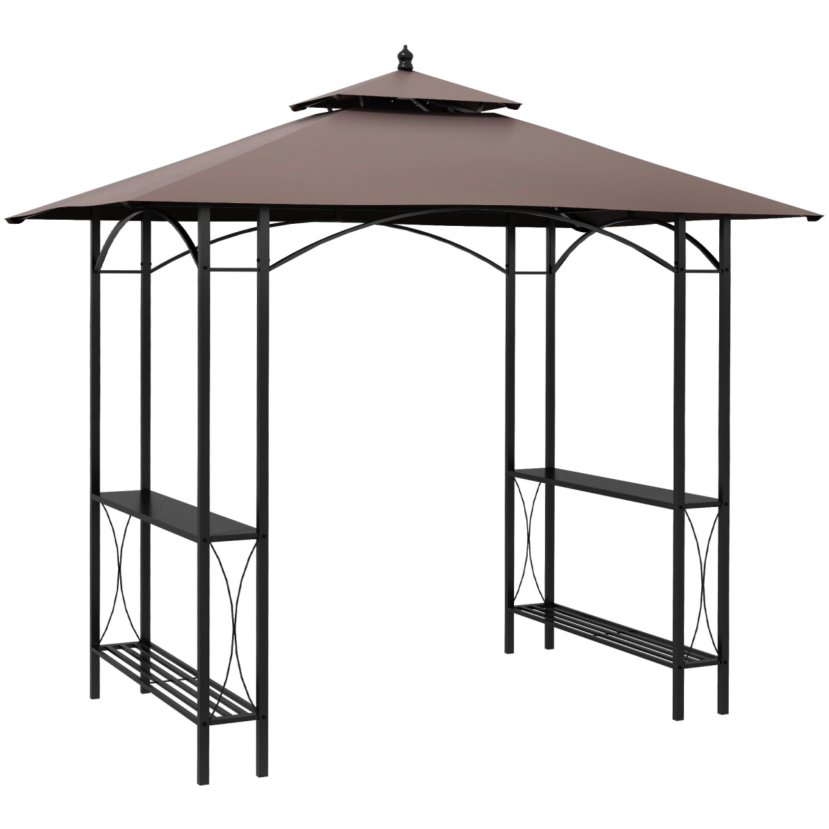 2.5x1.5m BBQ Tent Canopy Patio Outdoor Awning Gazebo Party Sun Shelter