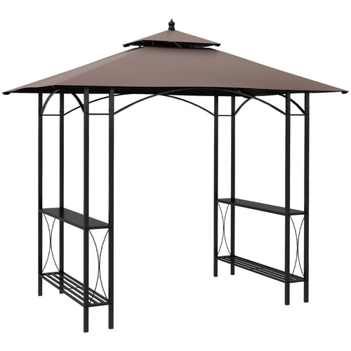 2.5x1.5m BBQ Tent Canopy Patio Outdoor Awning Gazebo Party Sun Shelter